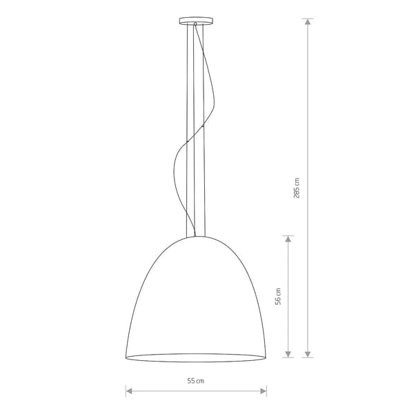 EGG lysekrone sort-guld Ø55cm Nowodvorski 9024