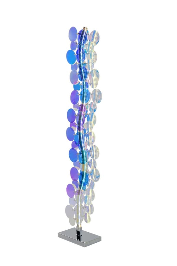 Gulvlampe dekorativ farverig iriserende fliser LED 18W PULSE RL