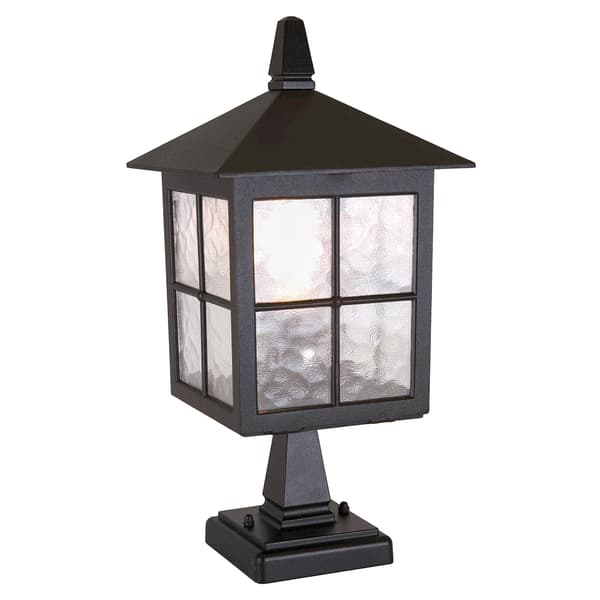 Elstead Winchester 1xE27 sort udendørs standerlampe BL25-BLACK