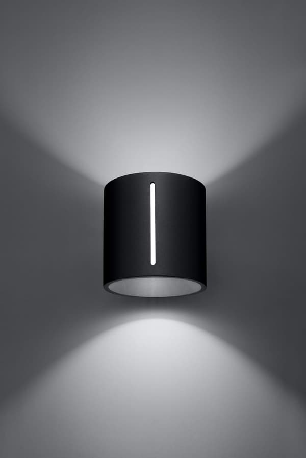 Væglampe INEZ Sort Sollux Lighting SL.0353