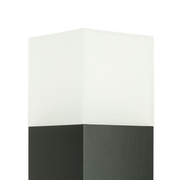 Lysstolpe 100 cm 1xE27 sort IP44 SU-MA Cube CB-MAX 1000 BL