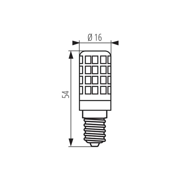 LED-kapselilamppu 4W E14 neutraali valon väri Kanlux 24529