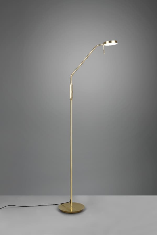 LED gulvlampe MONZA guld Trio 423310108