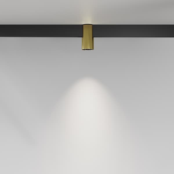 Magnetisk skinnespot guld-sort rund LED 7W ALFA Maytoni Technical
