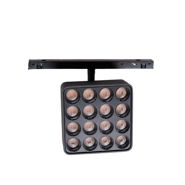 LED skinnespot 12W sort firkantet 2700-5000K ZIGBEE- MICRO11 Maxlight