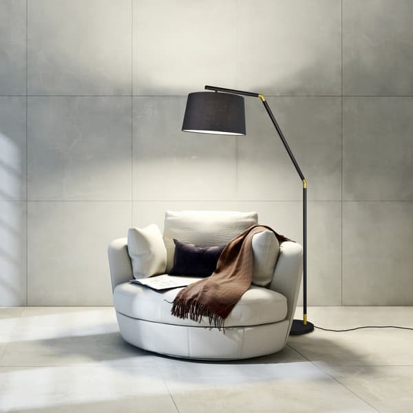 TRACY gulvlampe sort Trio 462100132