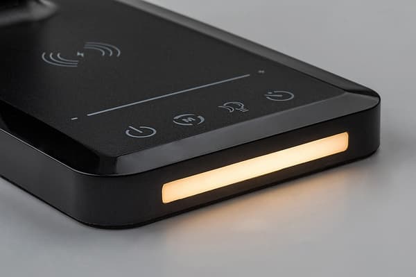 Bordlampe moderne sort justerbar USB til kontor variabel farvetemperatur LED 5W TRAZE Rabalux