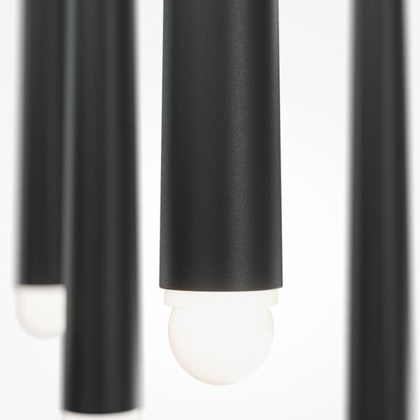Riippuvalaisin mustat putket Cascade Maytoni MOD132PL-L28BK2
