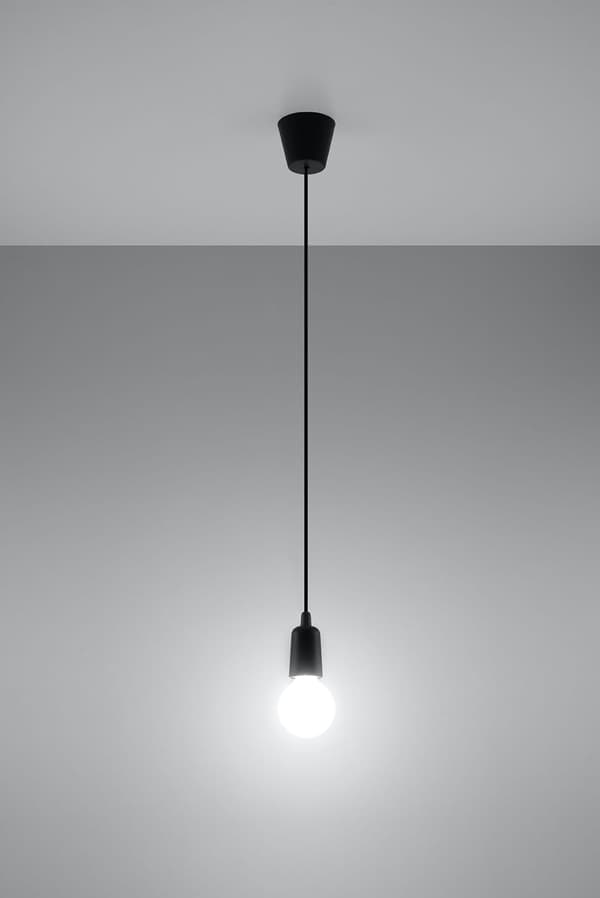 DIEGO 1 sort pendel Sollux Lighting SL.0572