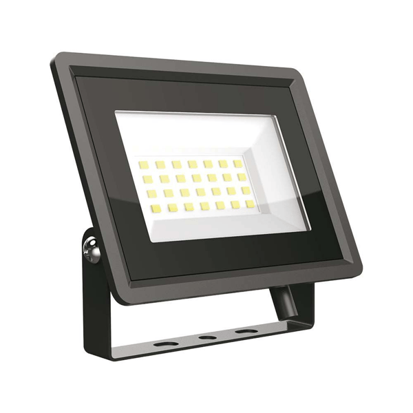 V-TAC 20W LED halogenprojektør Sort VT-4924 neutral 1650lm
