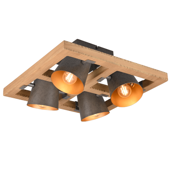 Moderne loftlampe BELL sølv Trio 601900467