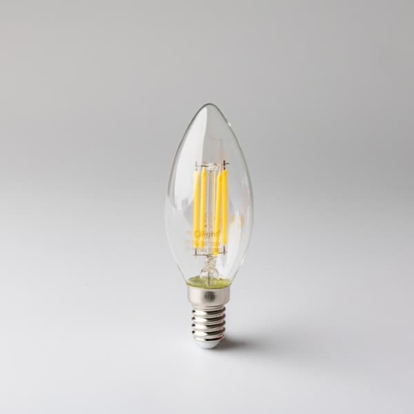 Flimmerfri LED-glødepære E14 6W 2700K 720lm Ecolight