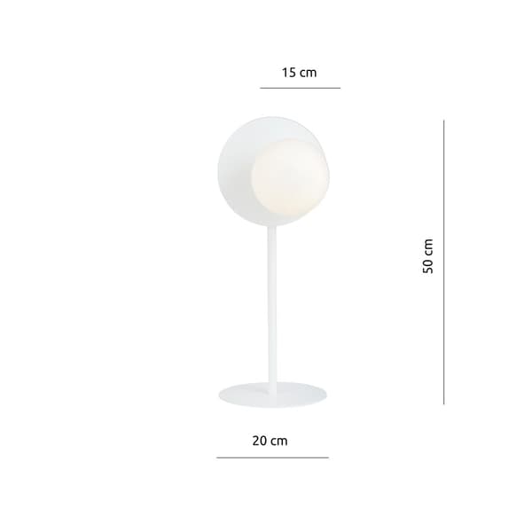 Bordlampe OSLO HVID/OPAL E14 Emibig 1189/LN