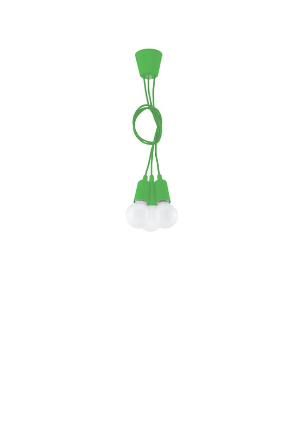 Lysekrone DIEGO 3 grøn Sollux Lighting SL.0582