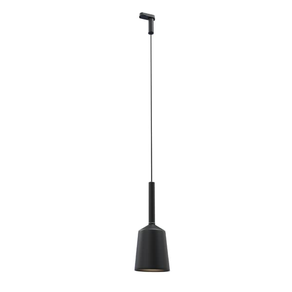 Sort pendel til skinnesystem 1xE27 35W TULIPE Maxlight