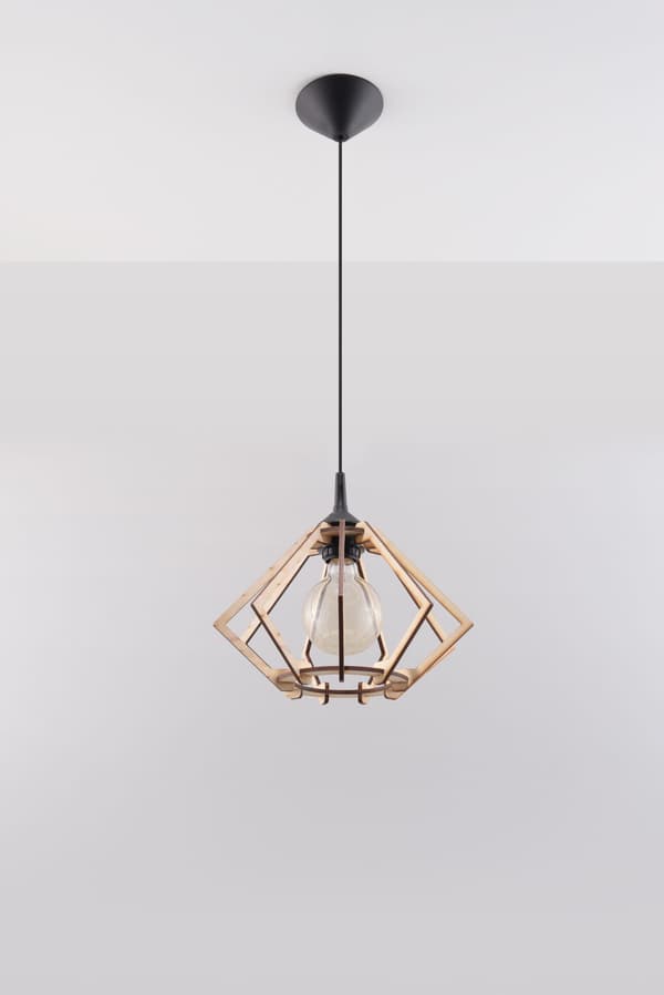 Riippuvalaisin POMPELMO Luonnonpuu Sollux Lighting SL.0393