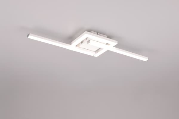 Loftlampe geometrisk lineær hvid VIALE LED 17W RL