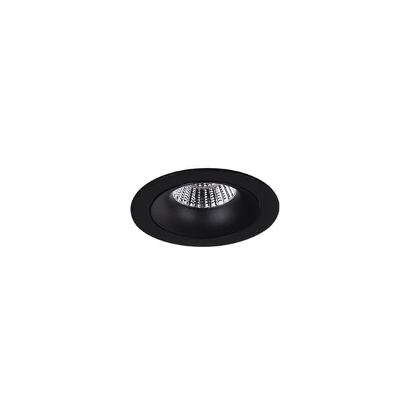 Infälld dimbar spotlight svart rund LED 8W ARYA Maxlight
