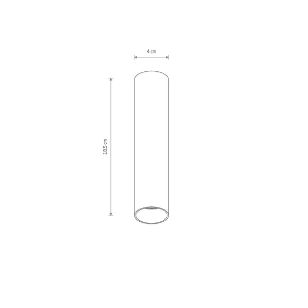 Spotlampe Nowodvorski 10883 FOURTY GU10 grå
