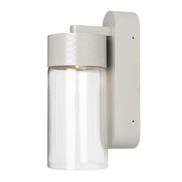 Moderne væglampe glasrør grå netmønster LED 7W FUSION Maxlight