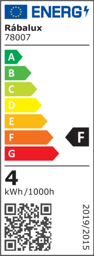 Hvid underskabsbelysning 31 cm til køkken, variabel farve LED 4W BAREG Rabalux