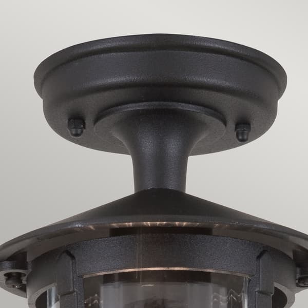 Hereford udendørs loftlampe 1xE27 sort Elstead BL13A-BLACK