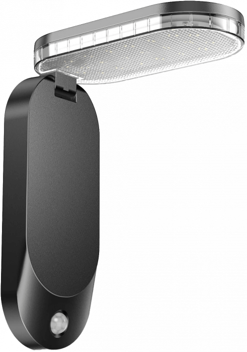 Sammenfoldelig LED-solcellelampe med bevægelses- og skumringssensor Ecolight EC20740