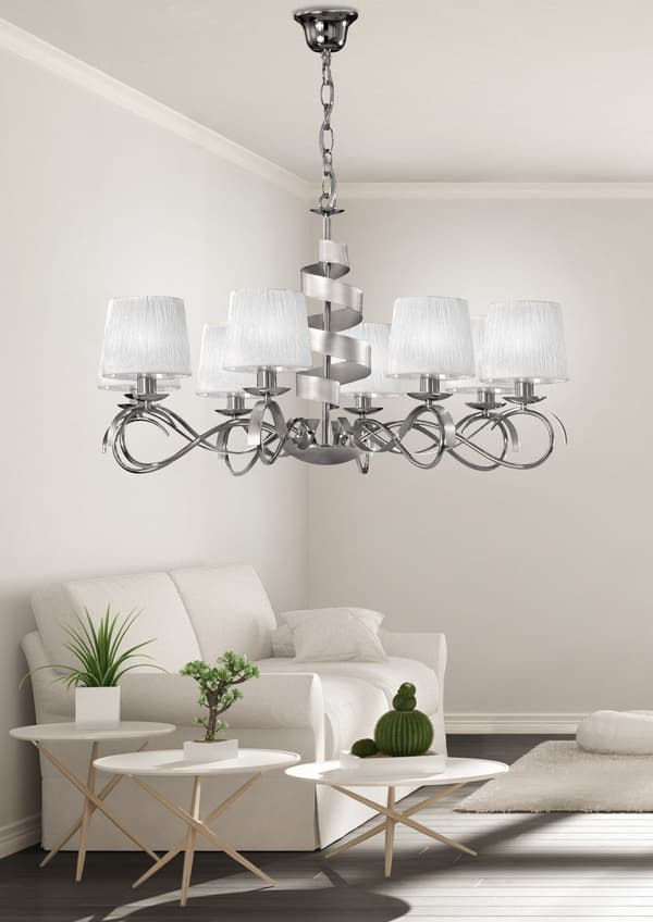 Lysekrone Candellux DENIS 38-23452 krom