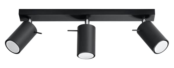 Kattovalaisin RING 3 Musta Sollux Lighting SL.0093