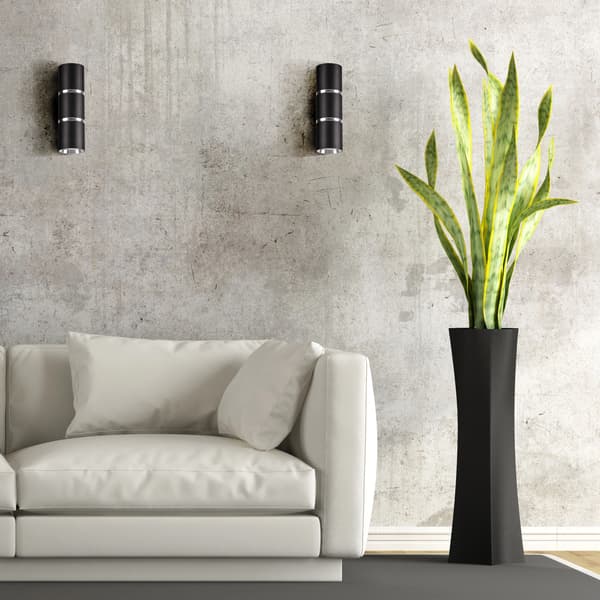 Væglampe sort rør 2xGU10 BAMBOO 324344 Polux