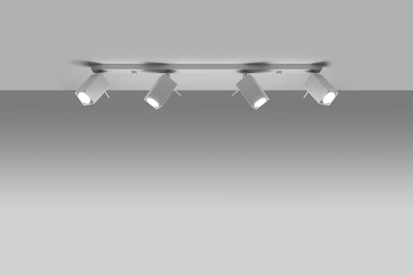 Loftlampe MERIDA 4L Hvid Sollux Lighting SL.0463
