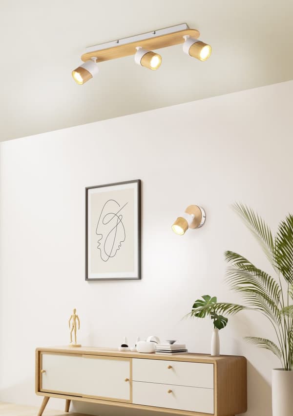 Takspotlight ARUNI brun Trio 801100331