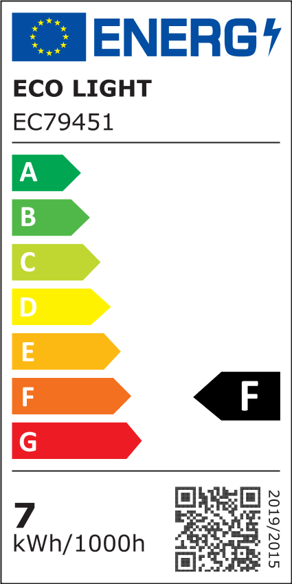 Flimmerfri LED-pære, stearinlys E27 7W 3000K 630lm Ecolight