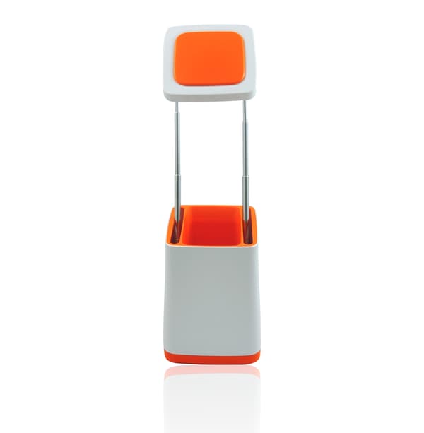 LED skrivebordslampe orange USB HELSINKI 302861 Polux