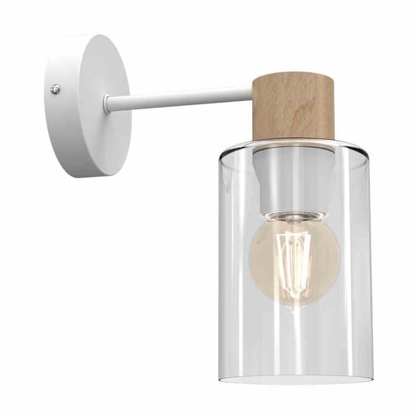 Seinävalaisin LED Milagro MADERA MLP8553 valkoinen