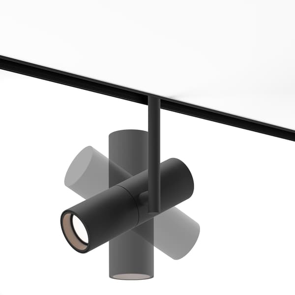 Sort magnetisk skinnespot LED 12W 3000K ELTI Maytoni Technical