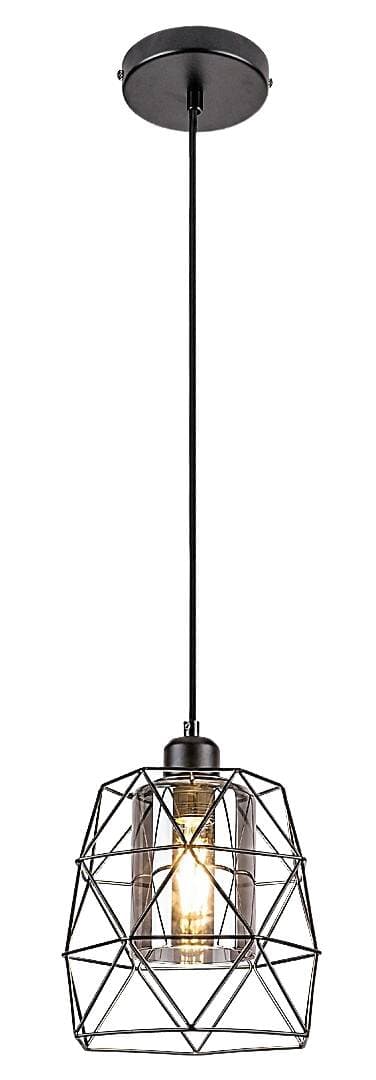 Pendellampe E27 1x40W mat sort 72111 Emrys Rabalux