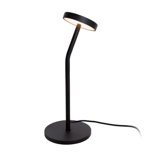 Bordlampe moderne sort buet LED 6W IBIZA Maxlight