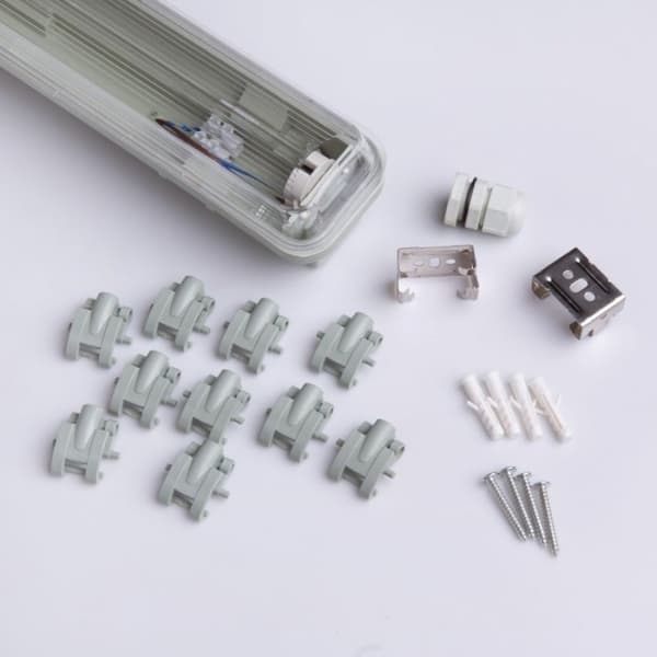 Hermetisk lampe til LED-rør 1x120cm Ecolight EC79692