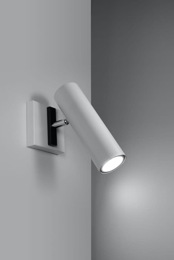 Seinävalaisin DIREZIONE Valkoinen Sollux Lighting SL.0494