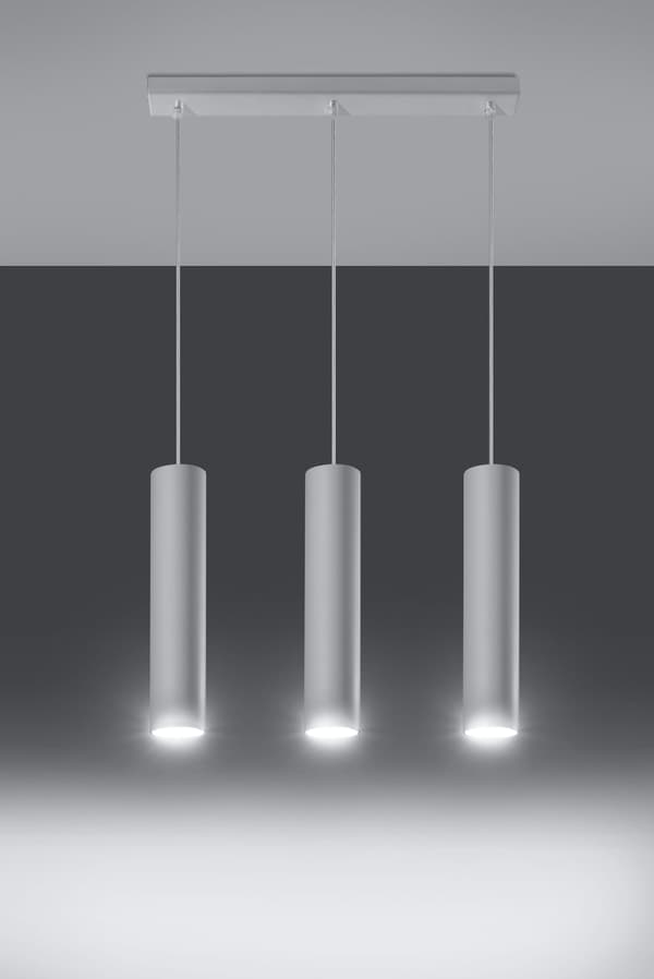 Lagos 3 vit ljuskrona Sollux Lighting SL.0325