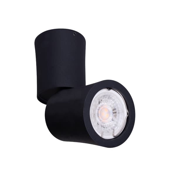 Moderne sort loftspot DOT 1xGU10 50W C0157 Maxlight