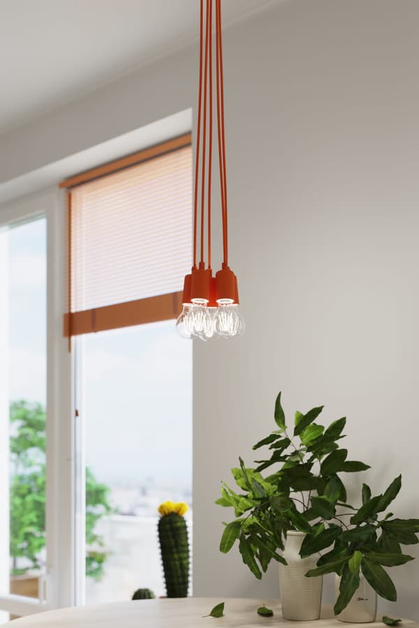 DIEGO 1 pendel, orange Sollux Lighting SL.0584