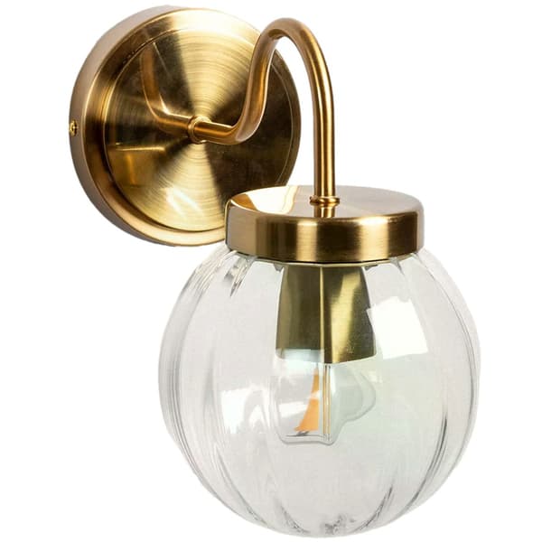 Utomhusvägglampa guld klassisk Abruzzo Simone E27