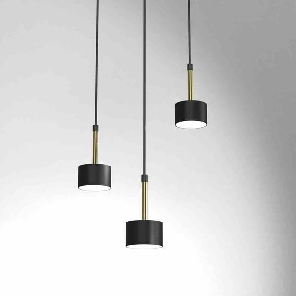 Milagro ARENA MLP7762 pendel lysekrone sort / guld