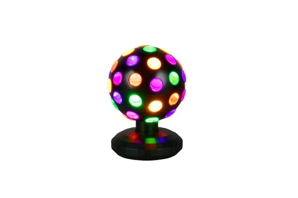 Dekorativ bordlampe sort diskokugle batteridrevet LED 1W ZERO RL