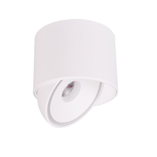 Moderne bevægelig rund hvid LED 10W loftspot VECTOR Maxlight