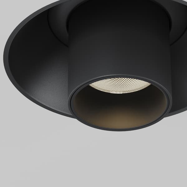 Moderne sort forsænket spot LED 7W FOCUS T Maytoni Technical