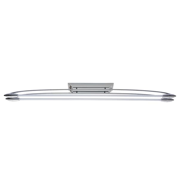 Taklampa modern krom dubbel linjär 2xT5 16W HARPER LED Endon