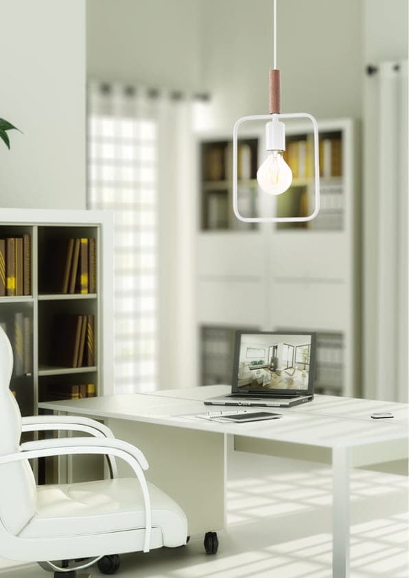 Pendellampe FRAME 1X60W E27 HVID 31-73563 Candellux